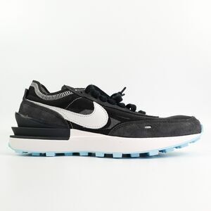 Nike Waffle One NBY Black White Everyday Shoes DJ0966-991 Mens Size 8